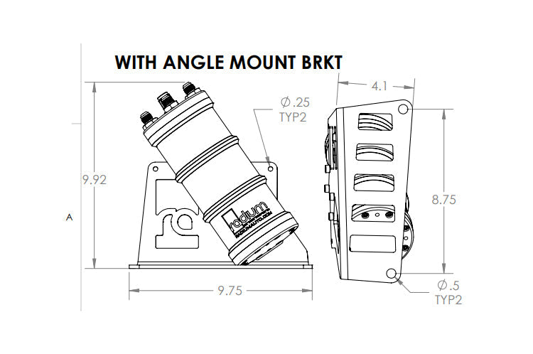 Radium FST Mounting Bracket (Angled Mount) (13-0029)