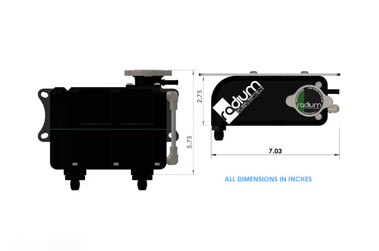Radium Universal Coolant Expansion Tank (20-0270-00)