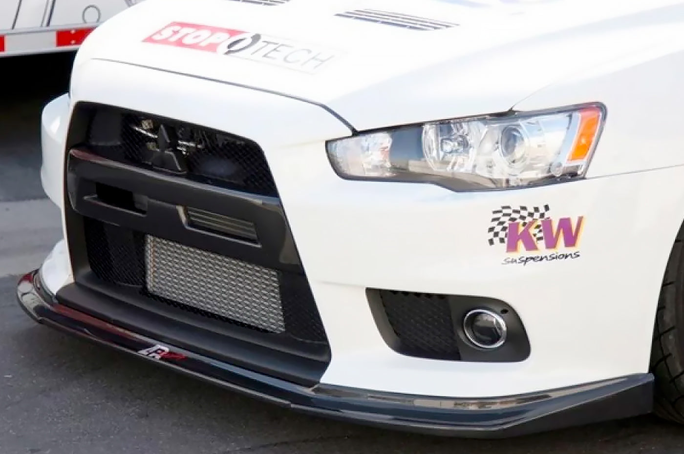 APR Carbon Fiber Front Lip for Evo X (FA-410006)