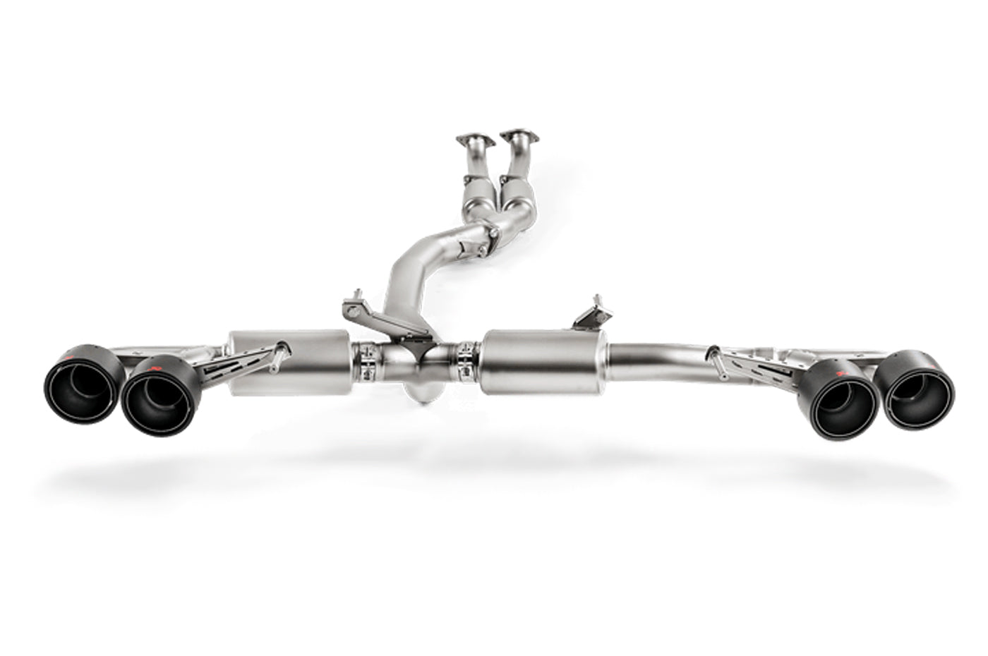 Akrapovic Titanium Turbo-Back Exhaust with Carbon Tips for R35 GTR (ME-NI/T/1-C)