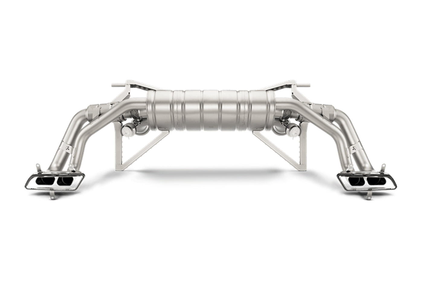 Akrapovic Slip-On Titanium Exhaust for 2016-2018 Audi R8 (S-AUR8SO3-T)