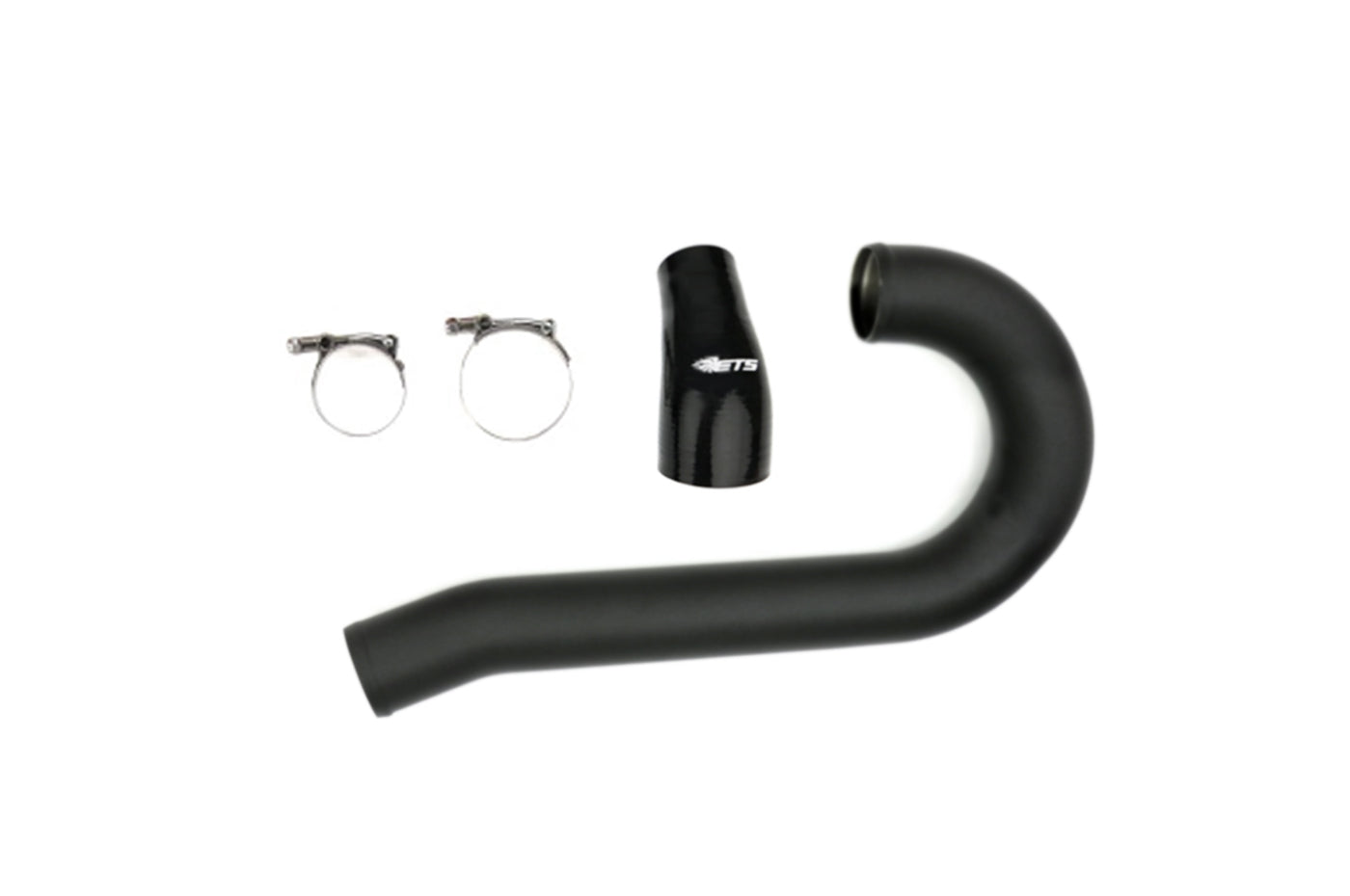 ETS Lower Intercooler Pipe for Evo 8/9 (Wrinkle Black)