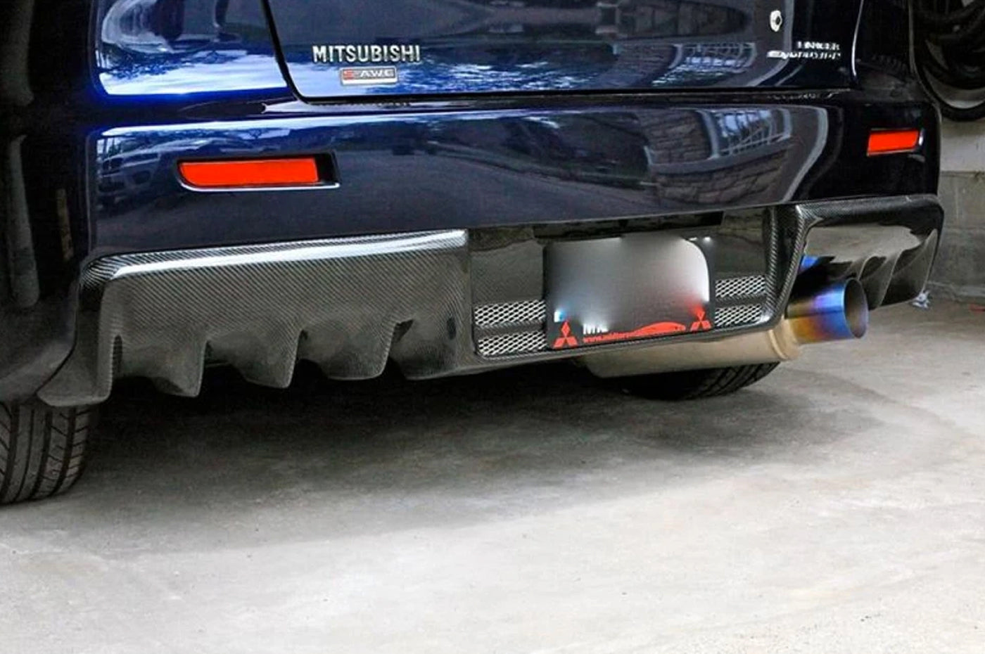 ETS Single Exit Titanium Exhaust for Evo X