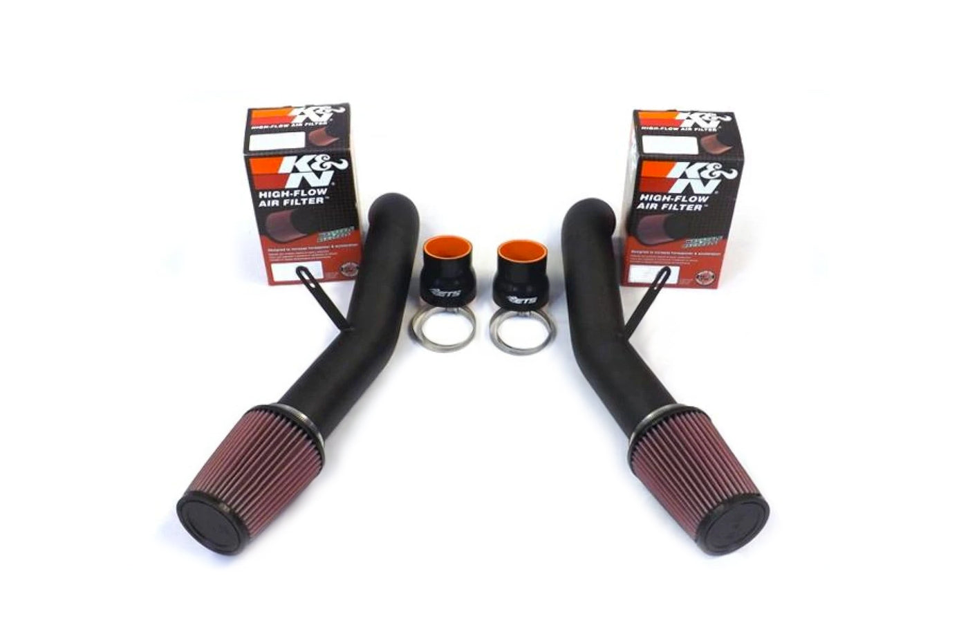 ETS Stainless Steel Intake for R35 GTR with Wrinkle Black Finish