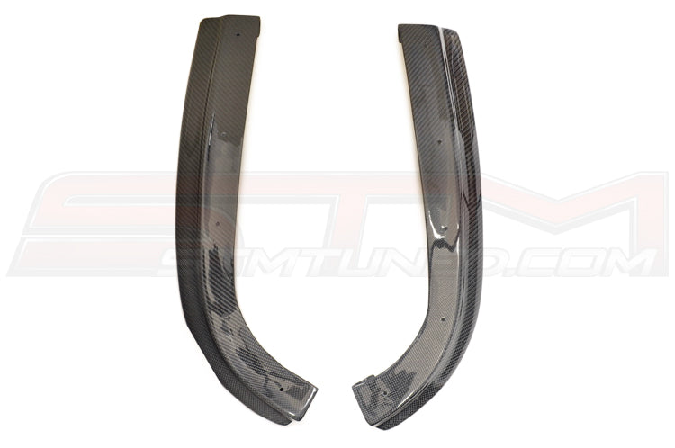 Rexpeed Carbon Fiber Rear Bumper Extensions for Evo 8/9 USDM
