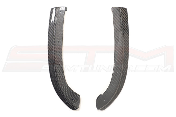 Rexpeed Carbon Fiber Rear Bumper Extensions for Evo 9 JDM