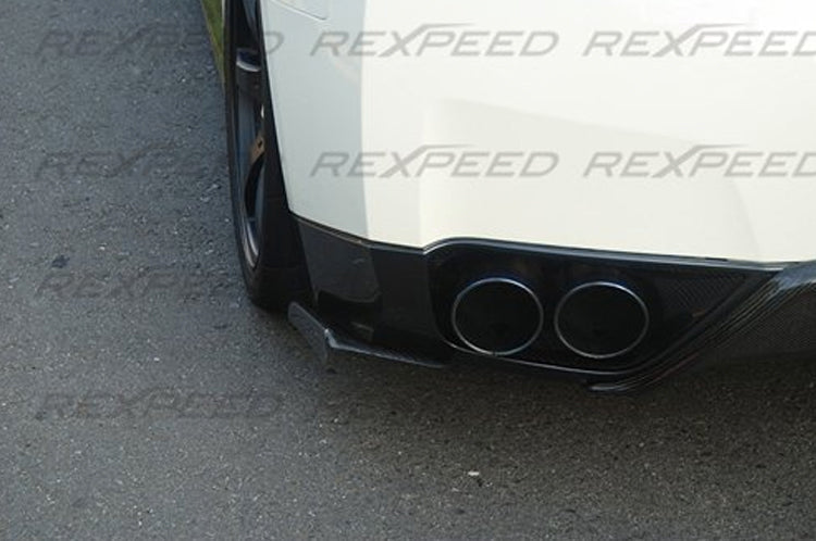 Rexpeed Rear Bumper Extensions for 08-16 R35 GTR