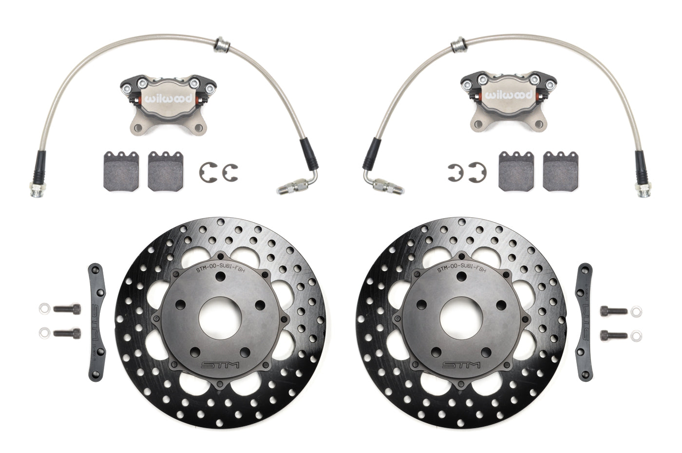 STM Lightweight Rear Drag Brake Kit for 15-21 WRX/05-21 STi (Standard Rotors)