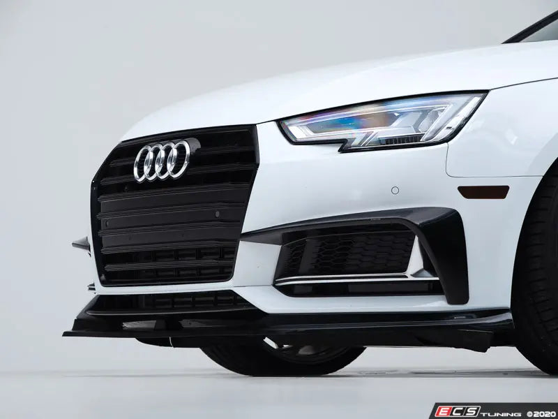 Audi B9 A4/S4 Front Lip Spoiler - Gloss Black