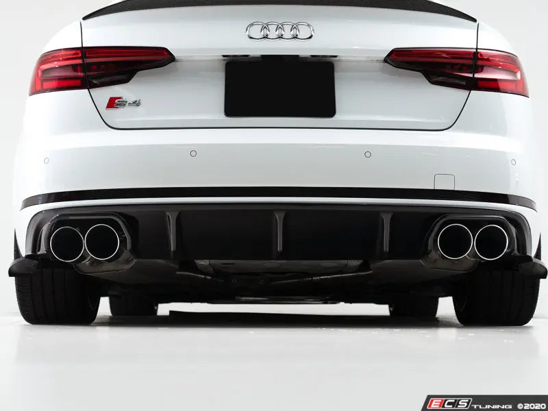 Audi B9 S4 Rear Diffuser - Gloss Black