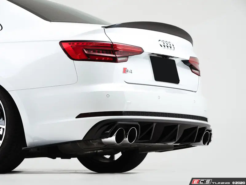 Audi B9 S4 Rear Diffuser - Gloss Black