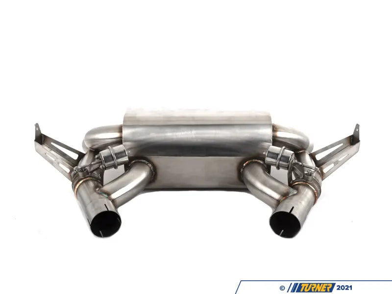 E9X M3 Turner Motorsport Stainless Steel Valved Axle Back Exhaust - Brushed Tips