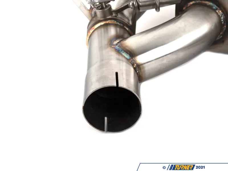 E9X M3 Turner Motorsport Stainless Steel Valved Axle Back Exhaust - Brushed Tips