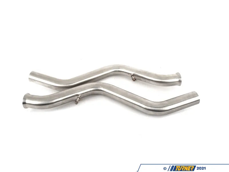 E9X M3 Turner Motorsport Stainless Steel Valved Axle Back Exhaust - Brushed Tips