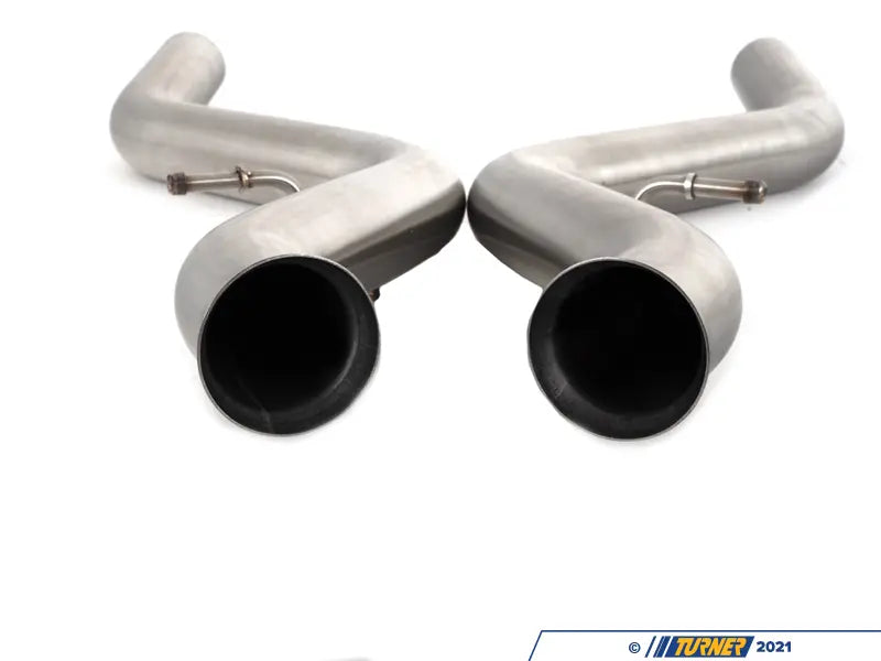 E9X M3 Turner Motorsport Stainless Steel Valved Axle Back Exhaust - Brushed Tips