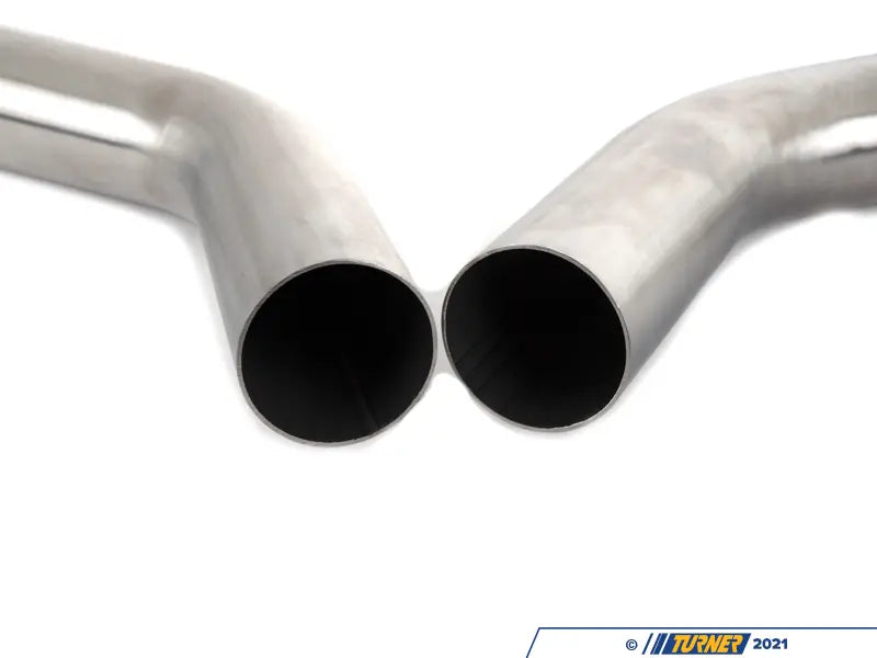 E9X M3 Turner Motorsport Stainless Steel Valved Axle Back Exhaust - Brushed Tips