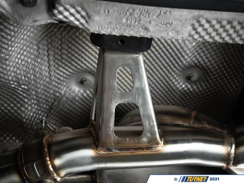 E9X M3 Turner Motorsport Stainless Steel Valved Axle Back Exhaust - Brushed Tips