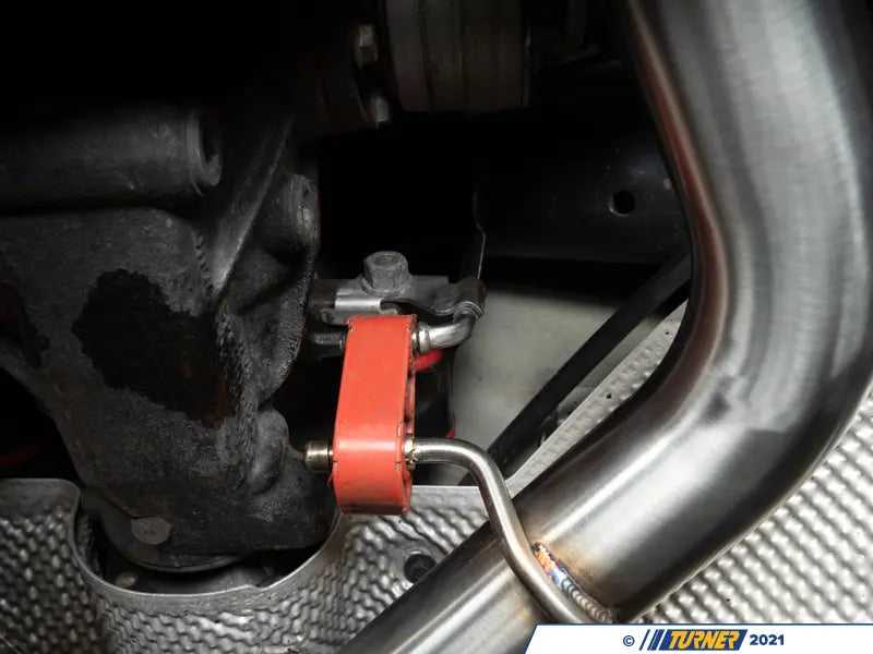 E9X M3 Turner Motorsport Stainless Steel Valved Axle Back Exhaust - Brushed Tips