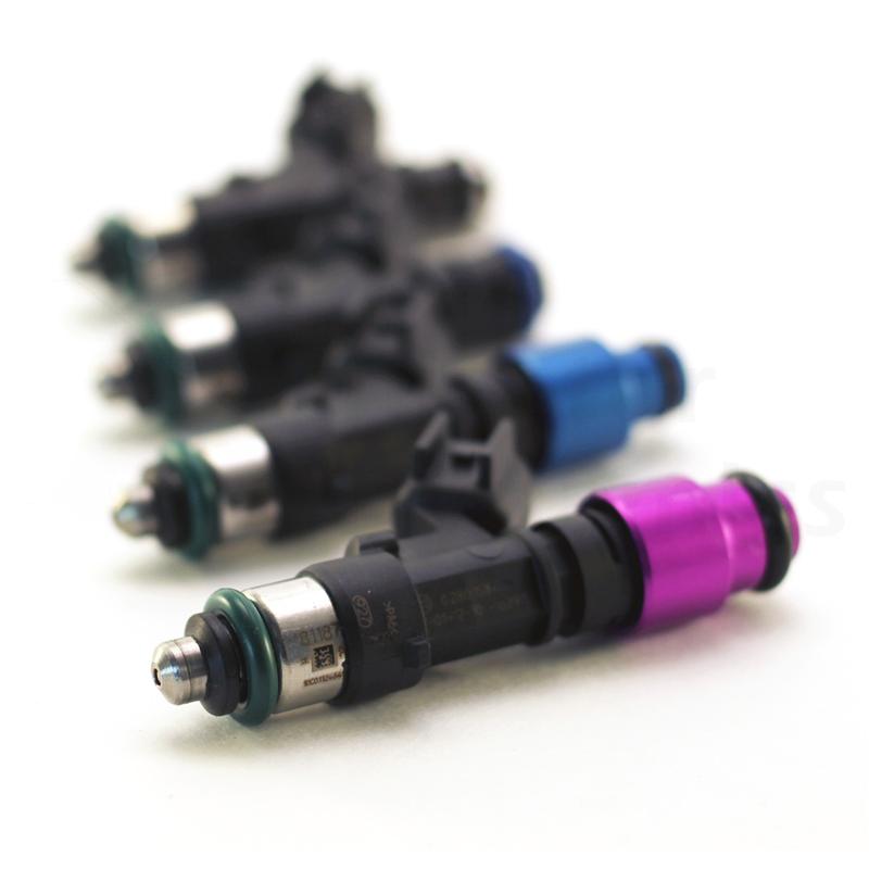 Injector Dynamics ID1050X Injectors - 60mm Length - 11mm Blue Top - 204 Lower Cushion (Set of 4)
