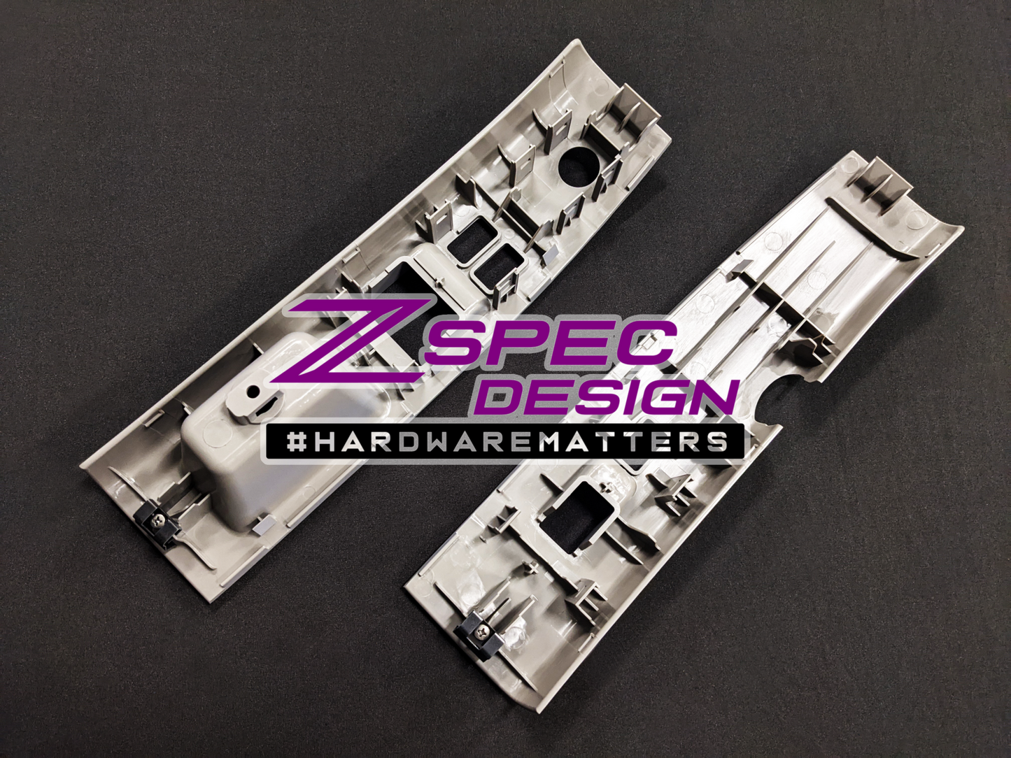 ZSPEC Design Window Switch / Handle Finishers, Gray Set - Nissan 350Z Z33