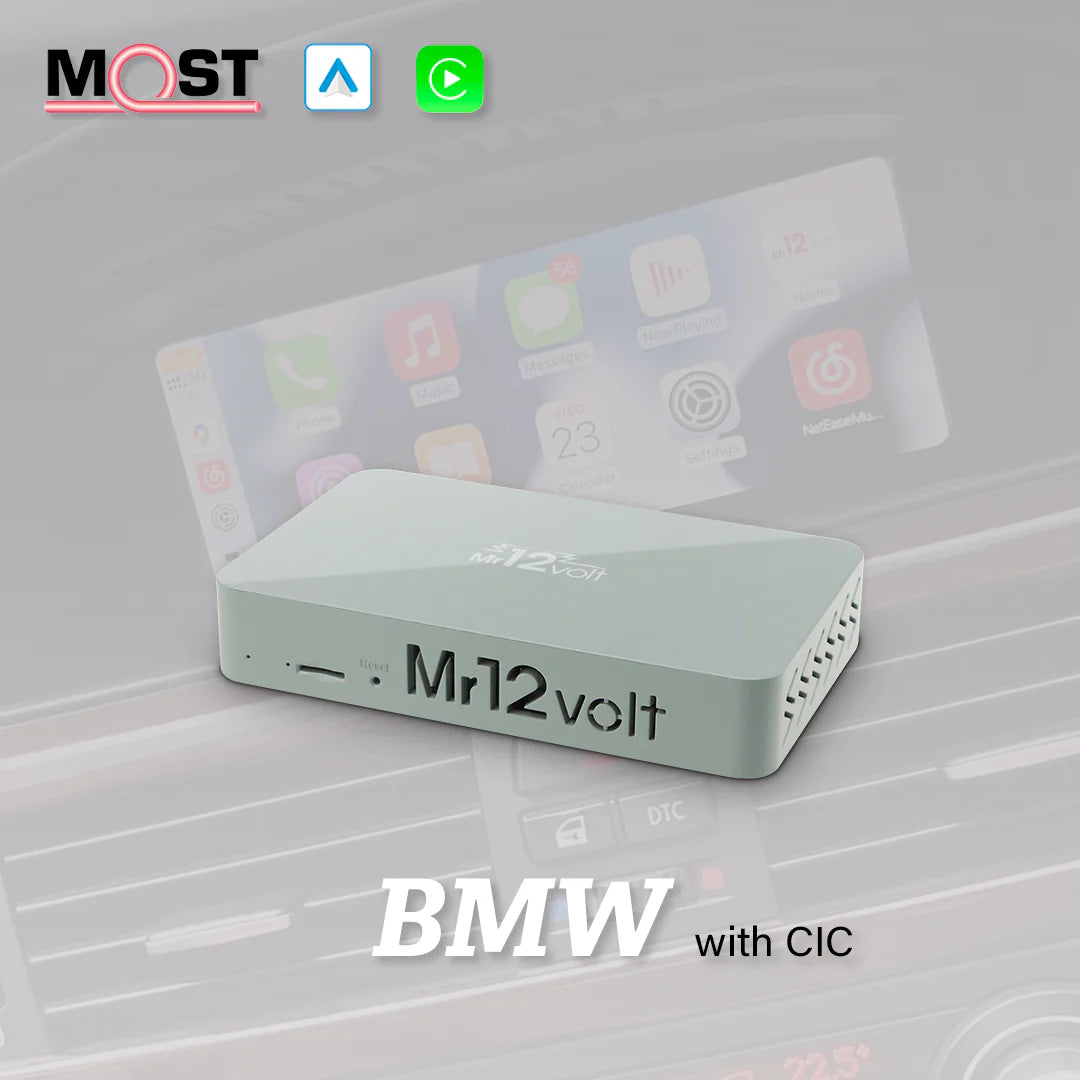 MOST Bus BMW CIC CarPlay & AA Interface with OEM microphone support