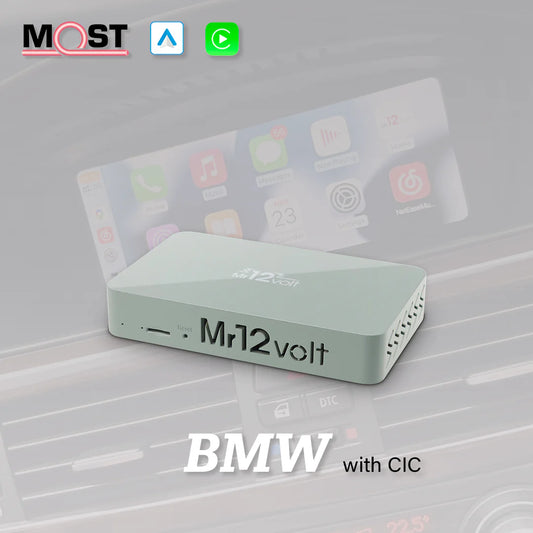 MOST Bus BMW CIC CarPlay & AA Interface with OEM microphone support