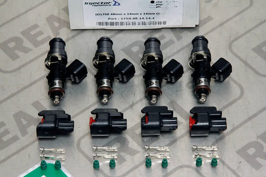 Injector Dynamics 1750-XDS - 48mm Length - 14mm Top - 14mm Lower O-Ring (Set of 4)