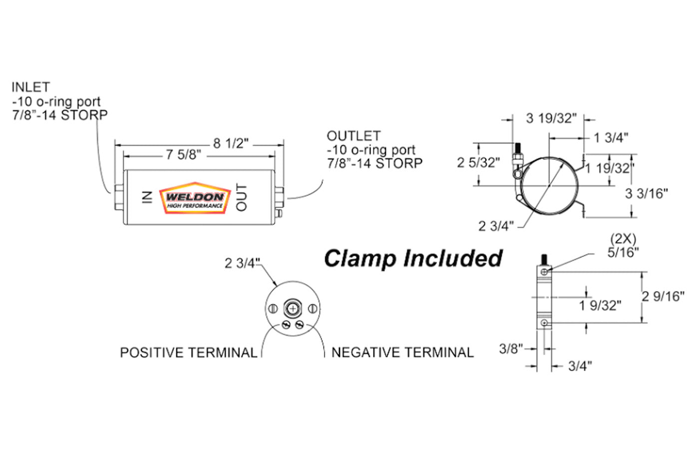 Weldon 1400 HP Fuel Pump (1100-A)