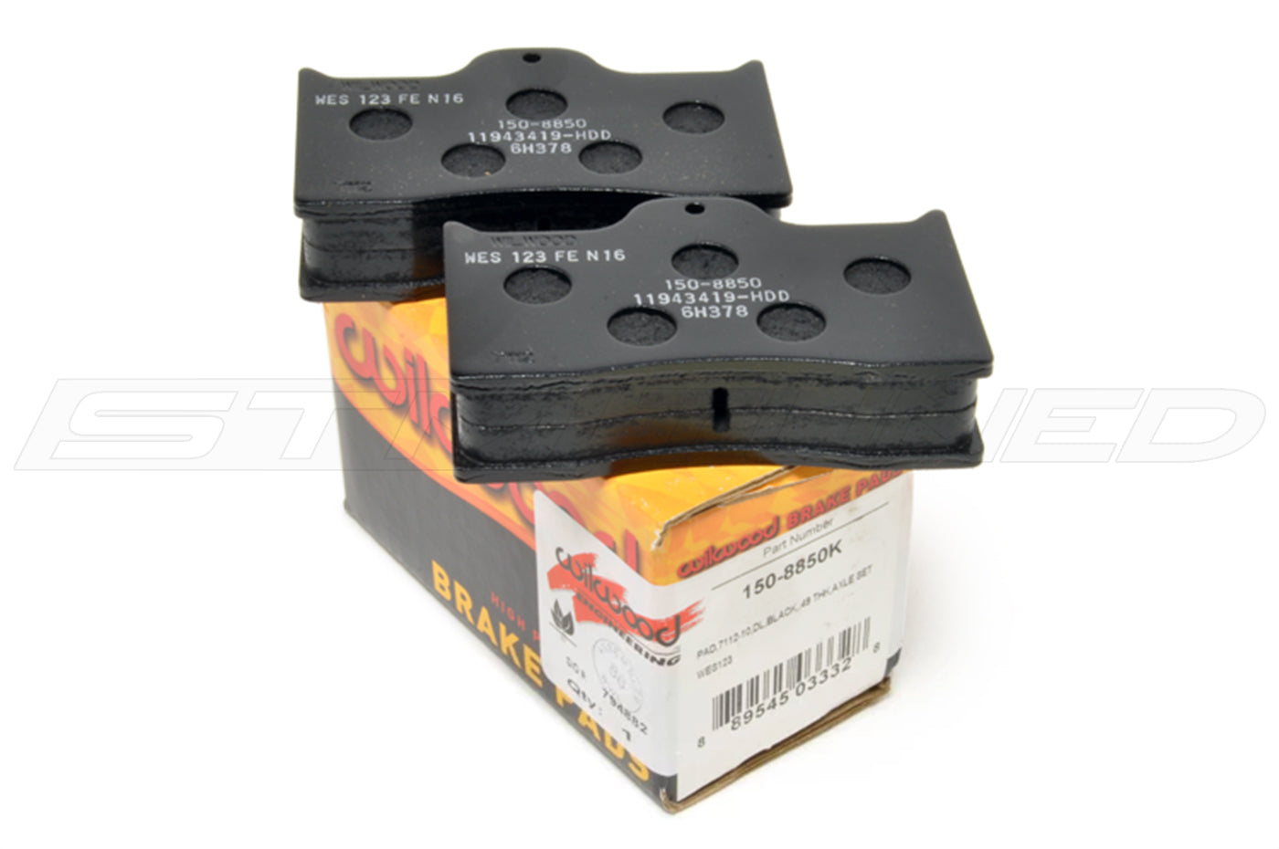 Wilwood Brake Pads BP-10 for STM Front Drag Brake Kit (150-8850K)