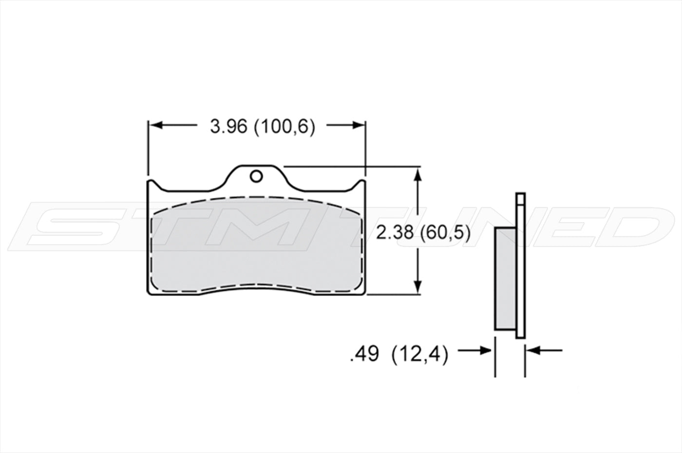 Wilwood Brake Pads BP-10 for STM Front Drag Brake Kit (150-8850K)