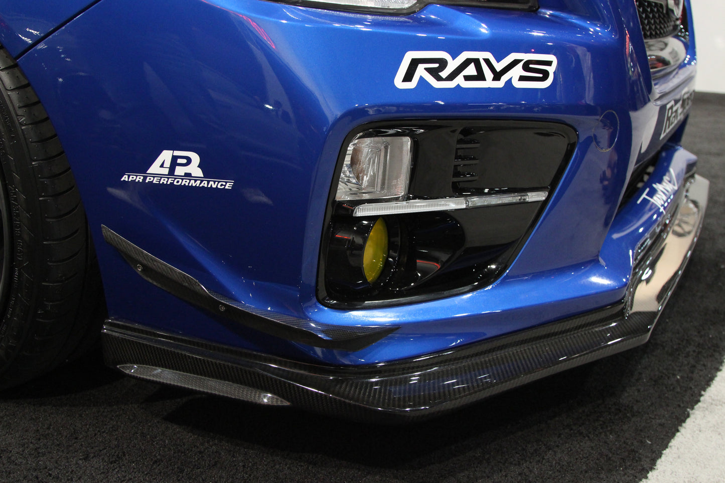 Subaru WRX STI Carbon Fiber Front Bumper Canards 2015-2017