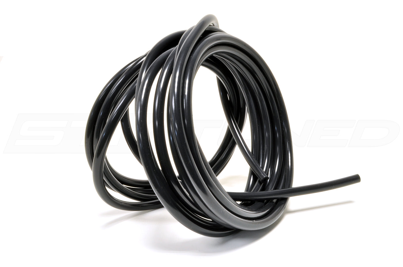 Vibrant Black Silicone Vacuum Hose