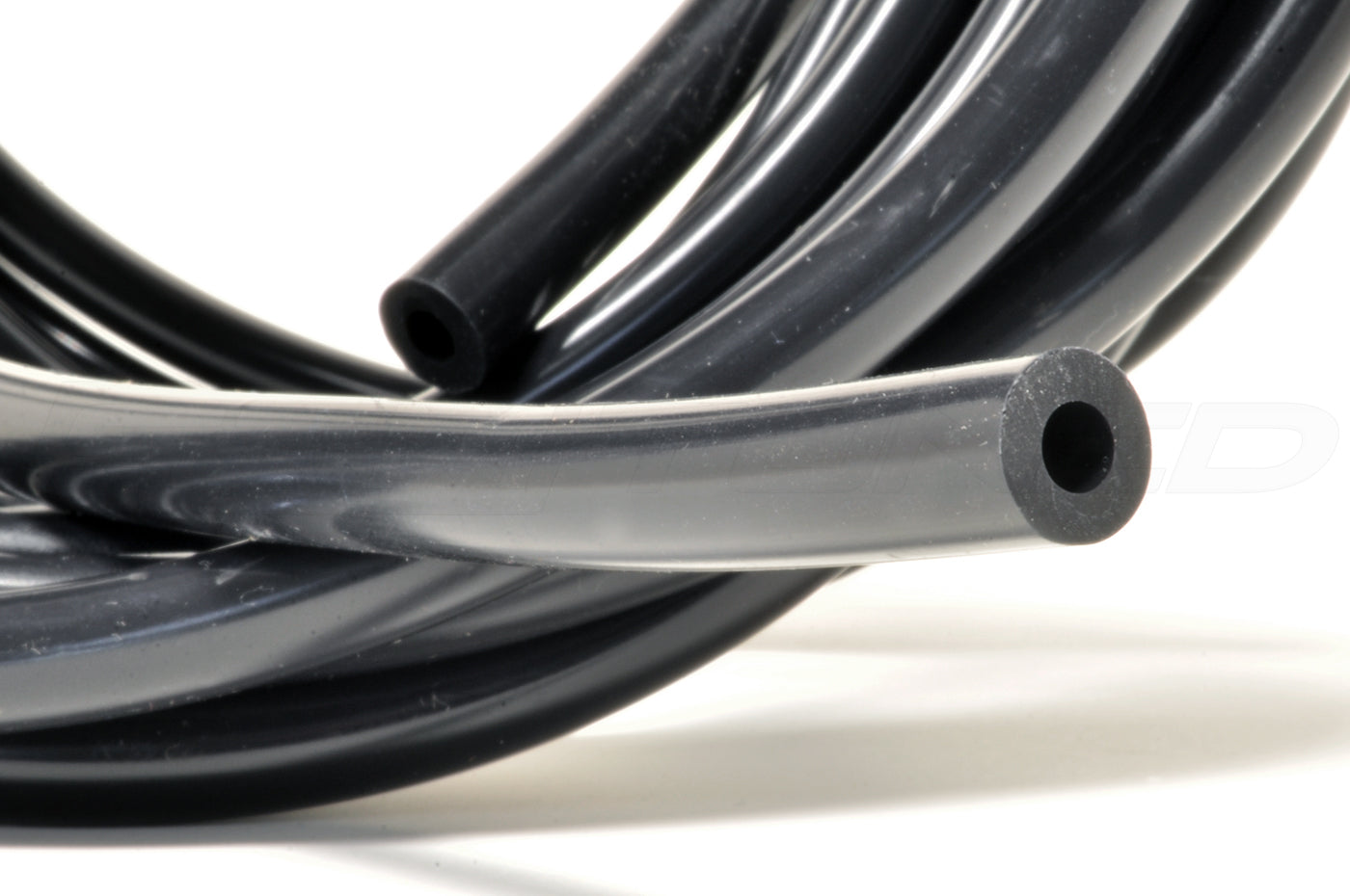 Vibrant Black Silicone Vacuum Hose