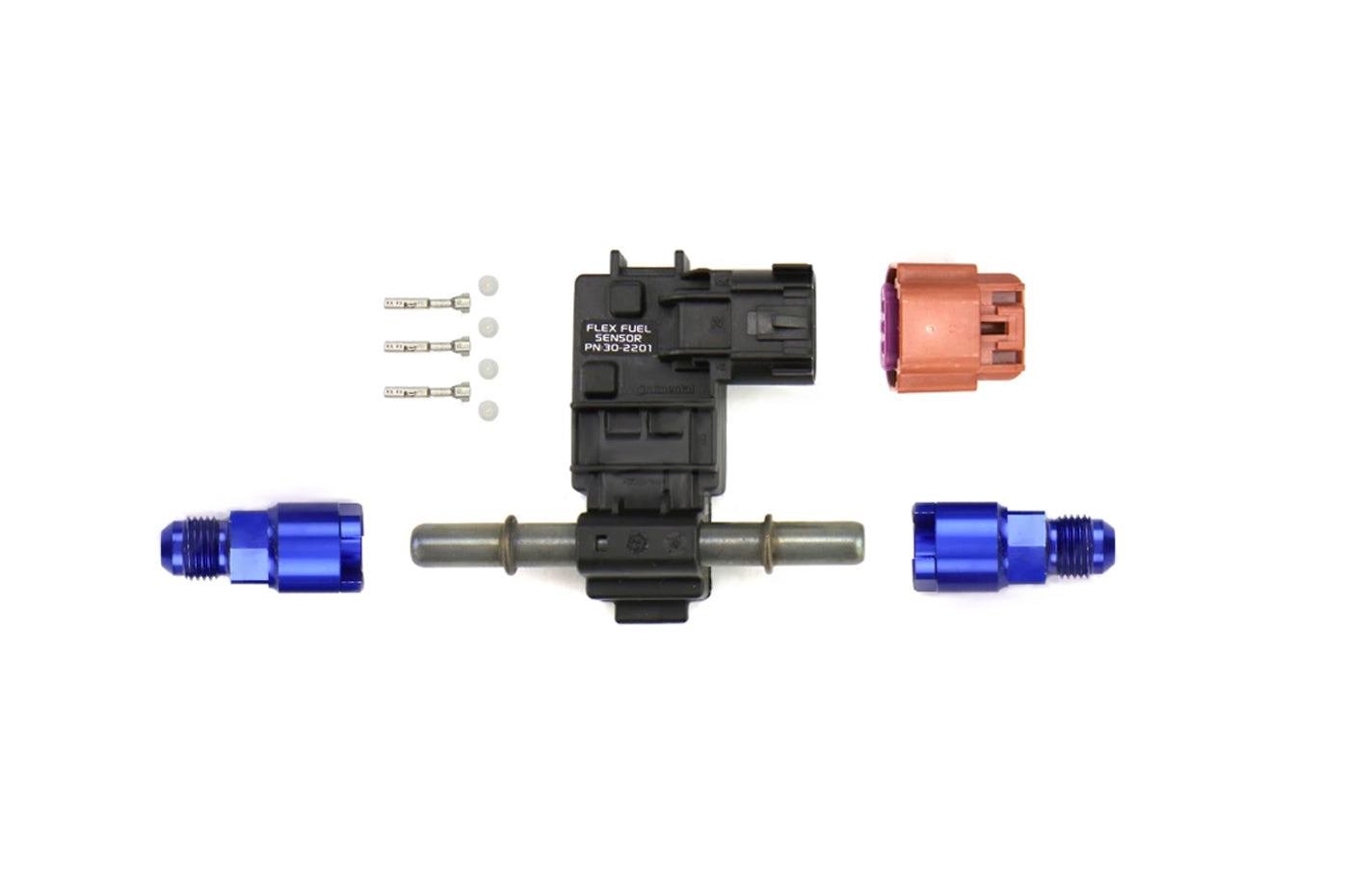 30-2201 AEM Flex Fuel Ethanol Content Sensor Kit with -6AN Fittings