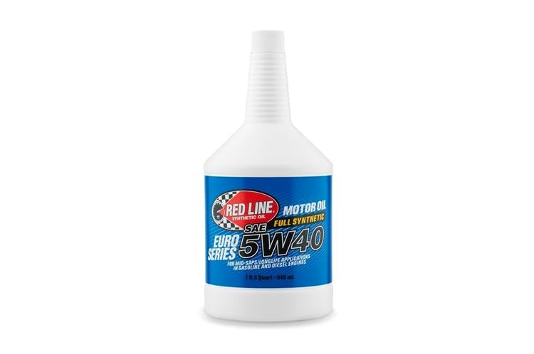 5W40 Euro-Series Red Line Engine Oil Quart (12404)