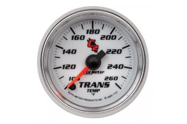 Transmission Temp: 100-260°F - C2 Stepper Motor Gauge (2 1/16")