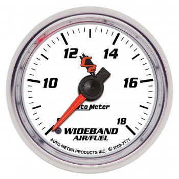 Wideband Air/Fuel Ratio: 8:1 - 18:1 AFR - C2 Analog Gauge (2 1/16")