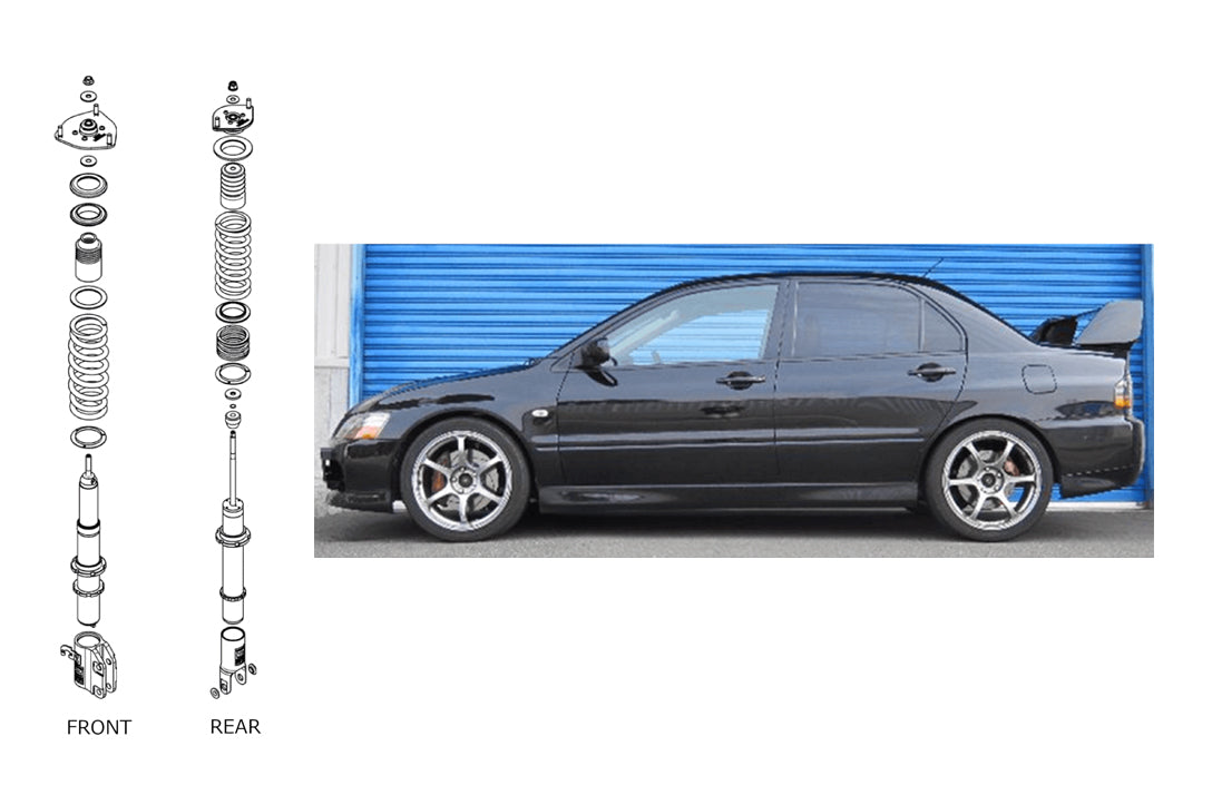 HKS Hypermax Coilovers for Evo 7/8/9 (80300-AM002)