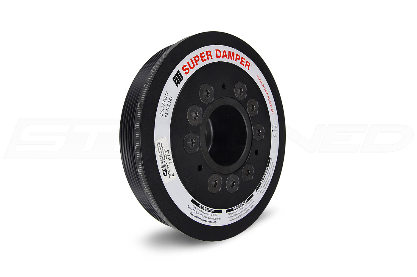 ATI Super Damper Crank Pulley for 4G63 Evo 4-9 (918250)