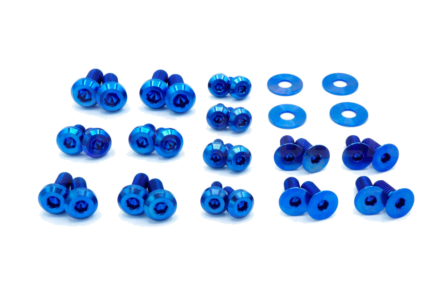 Dress Up Bolts Door Kit for F80 M3 (BMW-021) Blue