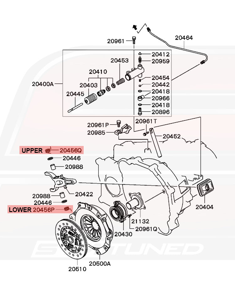 Mitsubishi OEM Clutch Release Springs for Evo 4-9/X