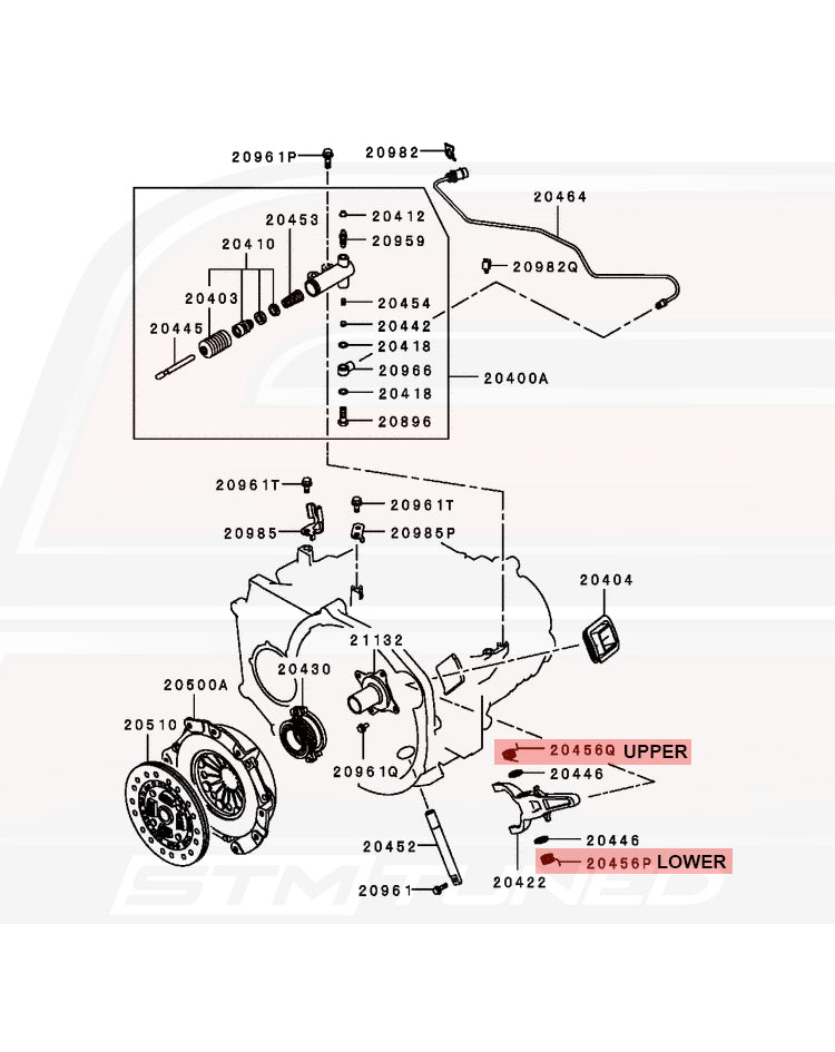 Mitsubishi OEM Clutch Release Springs for Evo 4-9/X