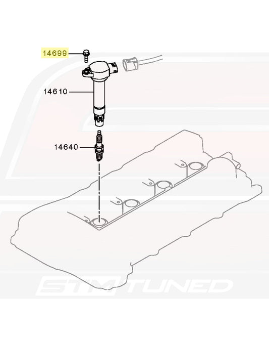 Mitsubishi OEM Ignition Coil Bolt for Evo X (MF911151)