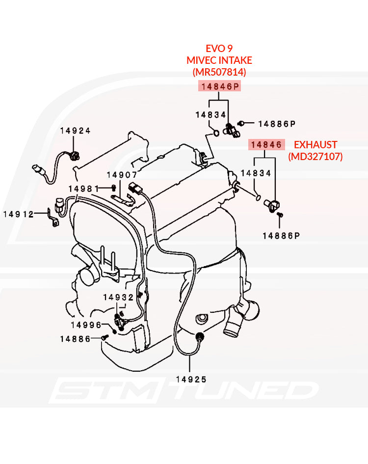 Mitsubishi OEM Cam Position Sensor for Evo 4-9 / 97-99 DSM