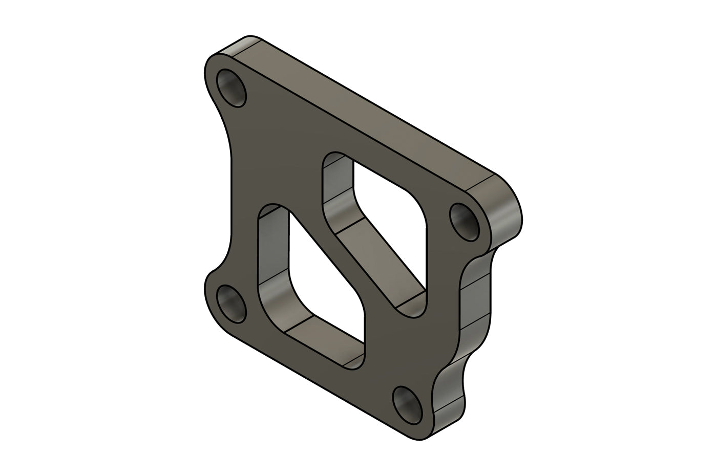 STM-LC-076 Evo 4-X Mild Steel Turbo Inlet Flange