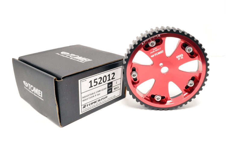 Tomei Red Adjustable Cam Gears for Evo 4-9