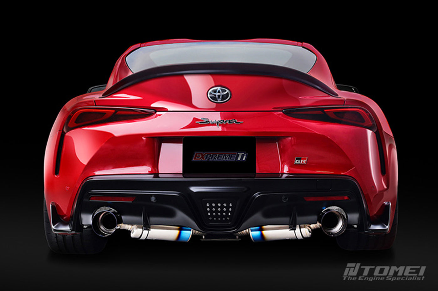 Tomei Titanium Dual Exit Type-D Exhaust for 2020+ Supra GR (TB6090-TY06B)