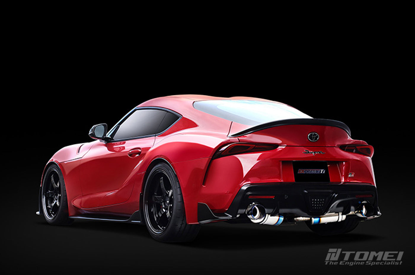 Tomei Titanium Dual Exit Type-D Exhaust for 2020+ Supra GR (TB6090-TY06B)