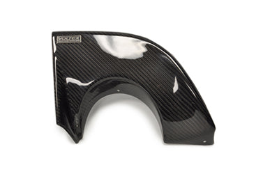 Voltex Carbon Fiber Exhaust Shield for JDM Evo IX Bumper