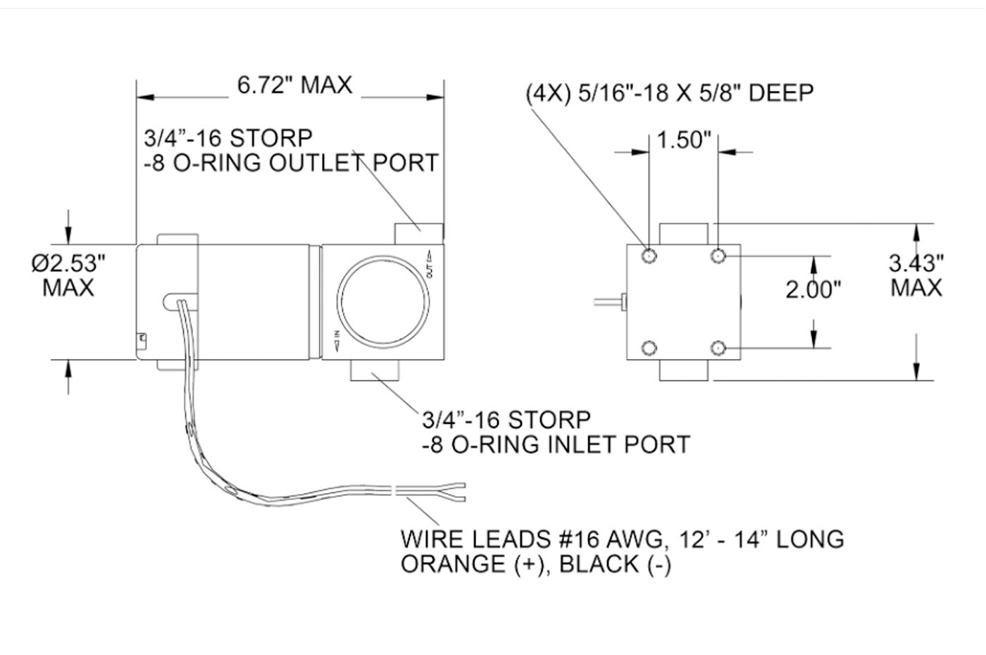 Weldon 800 HP Fuel Pump All Fuel Types (A2005-A)